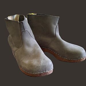 Stylish Tannhäuser Leather Clog Boots •Rare• size 39